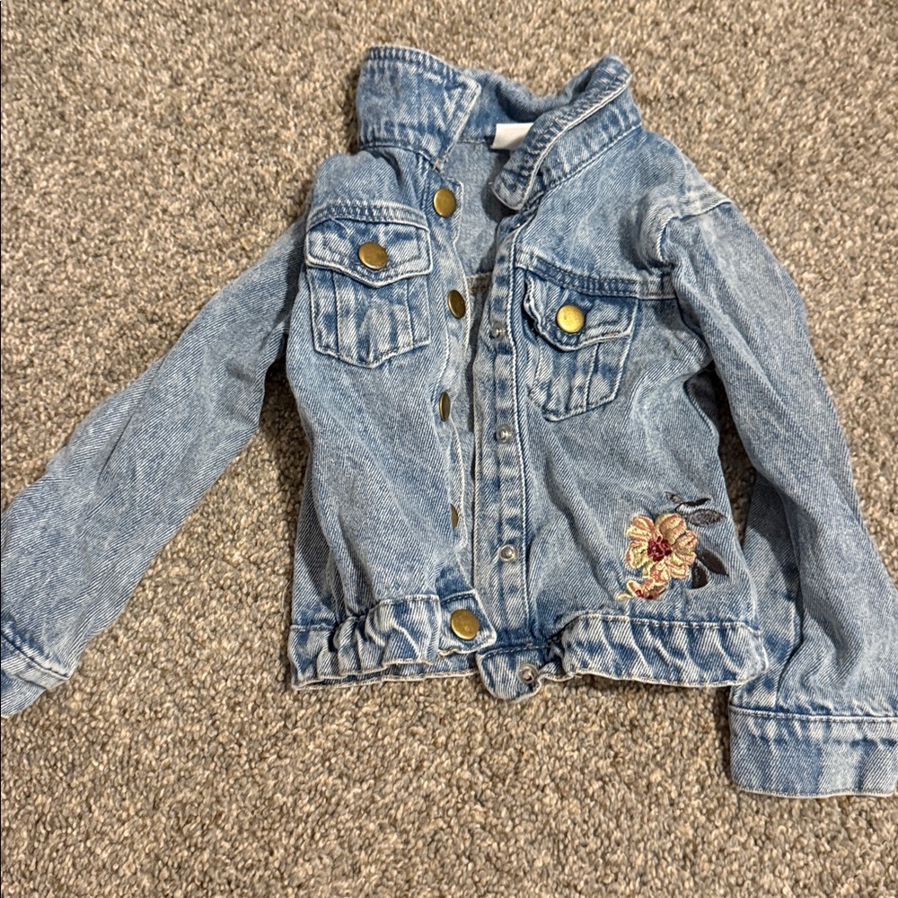Little Lass Blue Denim Jacket